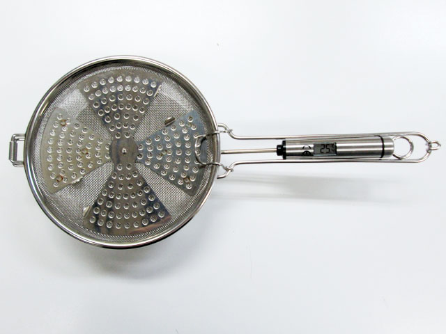 温度計及びダンパー付き手網み器